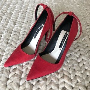 Alice & Olivia Red Pumps